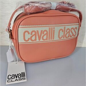 Cavalli Class Lucilla Camera Bag in Coral Haze Color NWT
